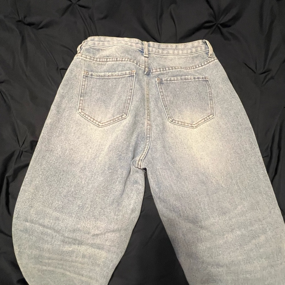 Fashion Nova Light Blue Denim Jeans